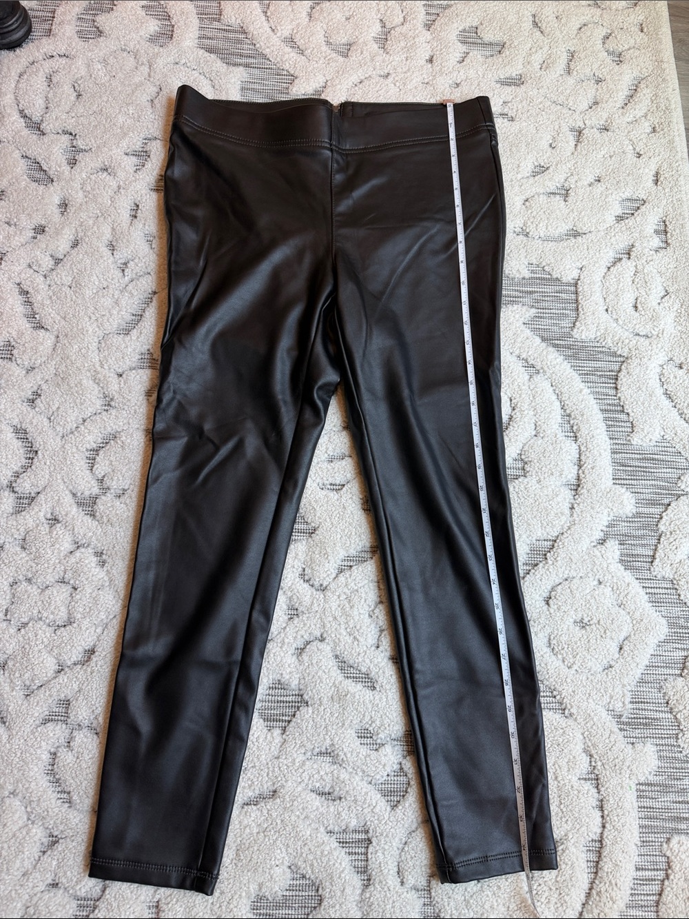 Women’s Black Faux Leather Leggings